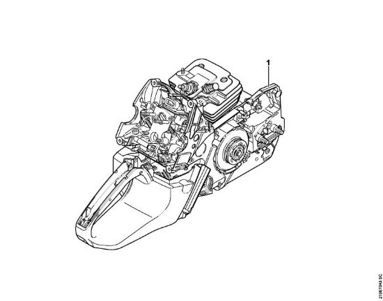 Motosierras de gasolina (MS) MS 441-W Níºmero de máquinaÂ  de la marca Stihl